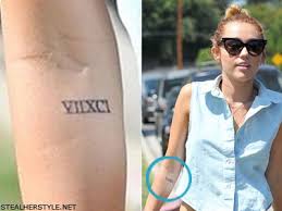 Miley cyrus anchor tattoo on the wrist. Miley Cyrus Tattoos Meanings Steal Her Style