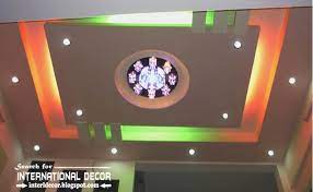 Ideas ceiling lights led design. Colored Led Ceiling Lights And Hallway False Ceiling Pop Design Jpg 744 459 Suspended Ceiling Design False Ceiling Design Pop False Ceiling Design