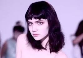 Grimes in her music video for Vanessa