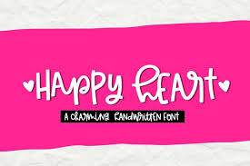 It grabs attention, and helps identify your brand. Happy Heart Smooth Handwritten Font For Crafters 687299 Handwritten Font Bundles