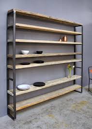 Regal Bauholz Eisen Sinem 220cm Regal Holz Bauen Mit Holz Regal