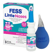 If the baby can breathe through the nose hold them in the crook of your arm and raise them to as vertical a position as you can, like in the picture. Buy Little Noses Spray Aspirator 15 Ml By Fess Online Priceline