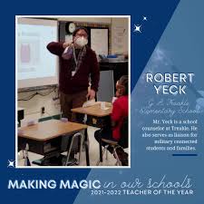 G. A. Treakle Elementary is proud to celebrate their #CPSTOY - Mr. Robert Yeck!, Mr. Yeck is a school counselor with 16 years of experience. He supports his school in a variety of ways including ...