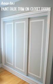 Another Super Simple Free Door Makeover Closet Door Makeover Painted Closet Sliding Closet Doors
