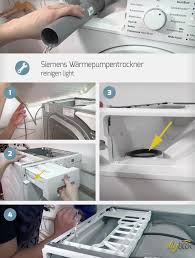 Siemens Warmepumpentrockner Reinigen Light Anleitung Diybook De Warmepumpentrockner Trockner Reinigen Reparatur