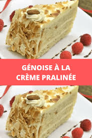 Genoise A La Creme Pralinee Toutes Recettes Recette Gateau Genoise Gateaux Et Desserts Creme Pour Gateau