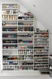 How We Store Our Lindy S Lindy S Gang Art Studio Room Art Studio Storage Art Studio At Home