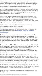 My 10th Column In Volkskrant Opinie Part 2 Budget