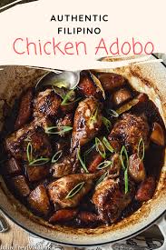 Easy Filipino Chicken Adobo Chicken Adobo Recipe Easy Asian Chicken Stew Recipe Philapino Recipes