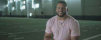 He definitely pops out on tape, especially it seems like whenever a play needs to be made, he is. How The Dungeon And His Father Shaped Aaron Donald
