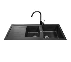 Formed under extremely high levels of heat and pressure composite granite sinks can handle an extreme amount of punishment and use. Abey Schock Typos 1 3 4 Bowl Package 1160x500x200mm Builders Discount Warehouse
