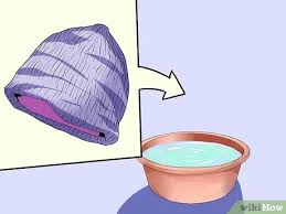 If the stain is crusted dirt or mud, it may flake off with the dry cloth. 3 Ways To Clean A Wool Hat Wikihow