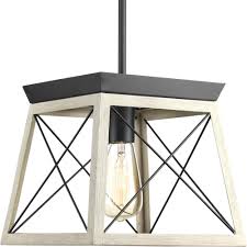 Progress Lighting Briarwood Collection One Light Mini Pendant P500041 143 The Home Depot