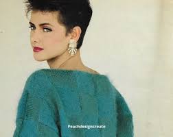 PDF Knitting Pattern Womens Ladies DK Sweater Jumper Sizes 32-38 Inch  Digital Download