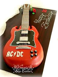 Mein sohn wollte ein auto zu seinem 16. Ac Dc Guitar Cake Fondant Birthday Rock Torte Kuchen Geburtstag Rock N Roll Music Cakes Guitar Birthday Cakes Rock Cake