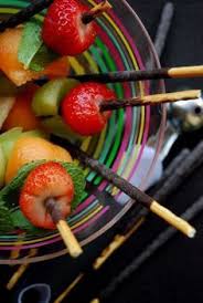 Brochettes Mikado Aux Fruits De L Ete Recettes De Cuisine Recette Cuisine