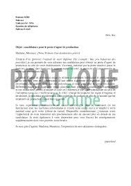 Lettre De Motivation Pour Un Emploi D Agent De Production Debutant Pratique Fr