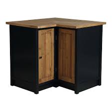Meuble de cuisine angle bas reversible iris blanc 1 porte n 19 l40 cm l80 x h70 x p58 cm oskab. Meuble De Cuisine Bas D Angle En Bois Recycle Bleu Navy Rivages Meubles De Cuisine Interior S
