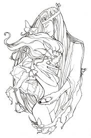 Persephone And Hades Lineart By Angelasasser On Deviantart Line Art Persephone Art