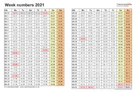 You may download these free printable 2021 calendars in pdf format. Week Numbers 2021 With Excel Word And Pdf Templates