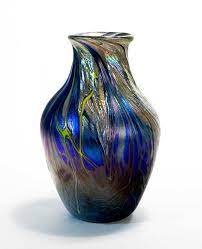 Contemporary Art Glass Decorated Vase By Tom Michael Signed Numbered And Unique Vase 5784 Www Tommic Glass Art Glass Art Sculpture Contemporary Glass Art