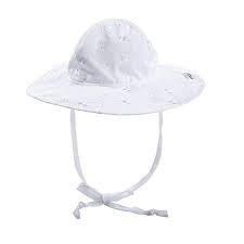 Flap Happy Baby Floppy Sun Hat Upf 50 Highest Certified Uv Sun Protection Azo Free Dye White Eyelet X Small Walmart Com