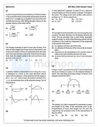 Get here jee main 2021 question paper of all phases. Jee Main 2020 Sample Mock Paper 1 Mathongo