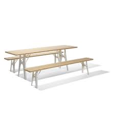 49 cm, breite vorne 101 cm, breite hinten: Inspiration Biergarten Tisch Bank Ludwig Ft Felix Thonet Shop