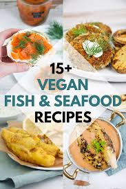 You'll never guess what makes these recipes so special and delicious! 15 Vegan Fish Seafood Recipes Elephantastic Vegan