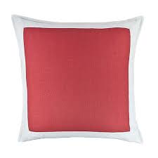 I cut the 20mm design strip off the planks too. Sherry Kline Manhattan European Pillow Sham In Crimson Red Bed Bath Beyond
