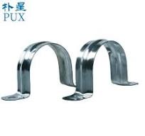 Adjustable Stainless Steel Hose Clamp 201 /304 Saddle Clip U Pipe Ohm  Buckle Type Iron Sheet PVC Pipe Clip Galvanized Pipe Clamp