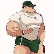 big bulge bulge clothed coach coach gaston da ddy22 dadee huge  bulge male male only muscles muscular muscular male 