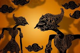 Wayang kulit virtual lakon begawan ciptoning, dalang ki purbo asmoro, di persembahkan oleh bapak bambang. Yogyakarta Stadtbild Popartfarbe Premium Vektor
