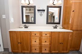 This half bathroom design sets white as the main tone of the room. Transitional Master Bathroom Remodel Gallery Design Ideas
