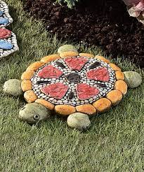 Look At This Mosaic Turtle Stepping Stone On Zulily Today Garden Stepping Stones Stepping Stones Diy Garden Art