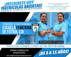Deportes la serena domingo 01 de. Escuela De Futbol Femenina Deportes Iquique Facebook