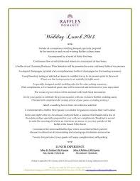 In respect to this, how many bottles of champagne do i need for 12 people? Raffles Hotel Banquet Packages Wedding Tweets
