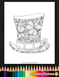 Leprechaun Top Hat Coloring Page Free Printable Ebook Coloring Pages Leprechaun Free Coloring Pages