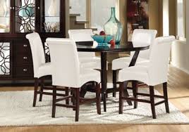 Cindy Crawford Home Highland Park Ebony 5 Pc Counter Height Dining Room Dining Room Sets Round Dining Room Sets Circular Dining Room
