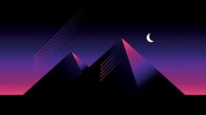 Retro Wave Pyramid Oc 3840x2160 Retro Waves Waves Wallpaper R Wallpaper