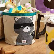 Raccoon Storage Bin Stuffed Animal Storage Solutions Diy Toy Storage Toy Storage Solutions