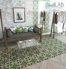 Catarina Wall Floor Stencil Extra Large Tile Stencil Stenciled Wall Decor Stencil Furniture Stenciled Floor