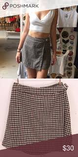 Black And White Brandy Melville Skirt Brandy Melville Emerson Skirt Brandy Melville Skirt Skirts Clothes Design