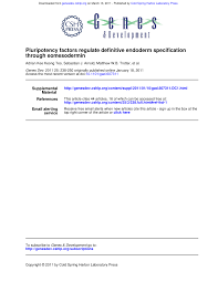 Og13 has no activity yet for this period. Pdf Pluripotency Factors Regulate Definitive Endoderm Specification Through Eomesodermin