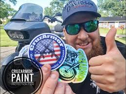 CruzArmor! Bye bye black pitted forks. Paint protection film for you bike! 