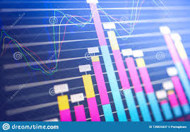 Business Graph Chart Of Stock Market Investment Trading