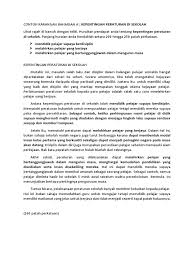 Contoh Karangan Bahagian A Kepentingan Peraturan Di Sekolah