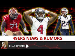 Houston texans quarterback deshaun watson reportedly has some interest in a trade to the denver broncos or san francisco 49ers. Deshaun Watson Trade Stephon Gilmore Trade Rumors Re Sign Trent Williams 49ers News Rumors Youtube