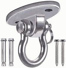 Consult the steps below to learn how to hang a hook from a ceiling safely and securely. Besthouse Sus304 Stainless Steel Heavy Duty Ceiling Hook Premium Hammock Hook 4 Screw For Concrete Wood Yoga Hammock Chair Sandbag Wall Hook Ceiling Hook Maximum Load 900 Kg Amazon De Garden