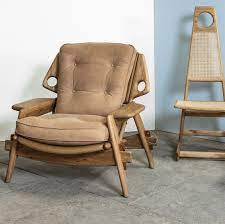 benjamin lounge armchair and menna dining chair by sergio rodrigues midcentury modern and contemporary brazilian desi lounge armchair armchair furniture chair